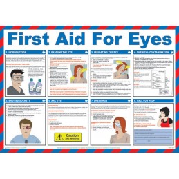 FIRST AID FOR EYES POSTER