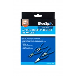 BlueSpot 4 PCE 150mm (6") Circlip Plier Set