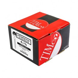 Timco Self-Tapping Screws - PZ - Pan - Zinc - 4 x 1/2 - Box of 1000