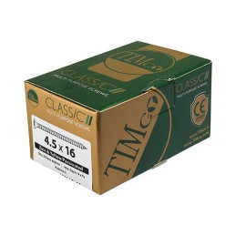 Timco Classic Multi-Purpose Screws - PZ - Double Countersunk - Yellow - 5.0 x 90 - Box of 100