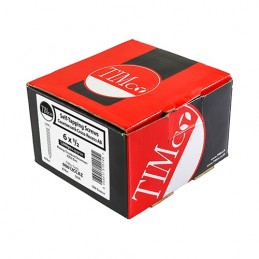 Timco Self-Tapping Screws - PZ - Countersunk - Zinc - 4 x 3/8 - Box of 1000