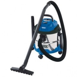 15L Wet and Dry Vacuum Cleaner with Stainless Steel Tank (1250W)