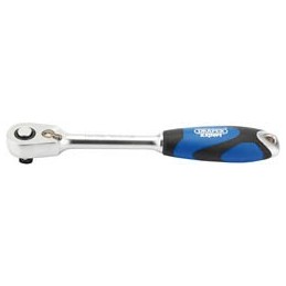3/8" Sq. Dr. 60 Tooth Micro Head Reversible Soft Grip Ratchet