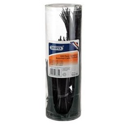 Assorted Nylon Cable Tie Pack (650 Piece)